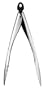 Cuispro 12-Inch Tempo Locking Tongs