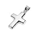 Silver Plain Cross Pendant Size: 20mm