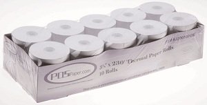 10 rolls- 3 1/8 x 230 Thermal Paper