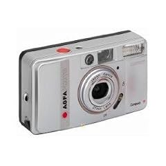 AgfaPhoto Compact Set FF Sucherkamera mit eingebautem Blitz und Fixfokus