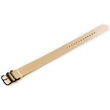 Zulu Ballistic Nylon Watch Strap 22mm 3-Ring Tan