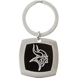 Stainless Steel 35.00MM X 35.00MM Minnesota Vikings Logo Keychain