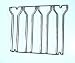 UnderCabinet STEMWARE HOLDER wine glass holder kitchen