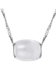 HaoShiGuang Elegant Jewelry Sterling Silver Lucky Bead Fits Pandora with Chain