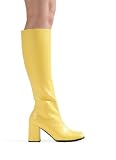 Adult Yellow Go-go Boots - NOCOLOR - 8