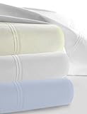 Egyptian Cotton Percale Sheet Set 450 Thread Count 22 inch Deep Pocket Sheet Set Queen Blue