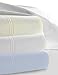 Egyptian Cotton Percale Sheet Set 450 Thread Count 22 inch Deep Pocket Sheet Set Queen Blue