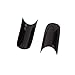 ReNext 500 French Acrylic False Artificial Tips Nail Art (Black)