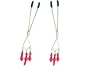 Nipple Clamps Tweezer W/red Beads