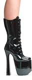 X-Dolly Chunky Heel Lace Up Platform Boot High Heel Shoes