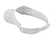 Glitter Sequin Visor for Ladies, White ,One Size