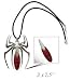 Spider Necklace Knife Black Widow Blade