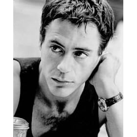 ROBERT DOWNEY JR. 24X36 B&W POSTER PRINT