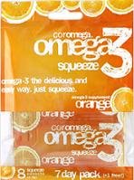 Omega 3 Squeeze Orange 7 Day + 1 Bonus - 7+1 Bonus - Packet