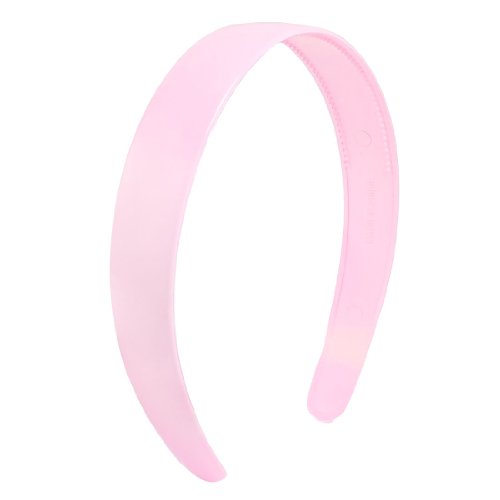 uxcell Pink Plastic Hair Hoop Band Headband Ornament for Lady