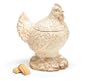 ROOSTER provence ceramic COUNTRY kitchen COOKIE JAR New