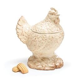 Provance Hen Cookie Jar Chicken by Cookie Jars
