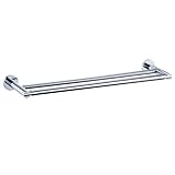 Gatco 4684 24-Inch Channel Double Towel Bar, Chrome