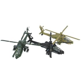 Die Cast 9 Inch Apache Helicopter from Hayes Products