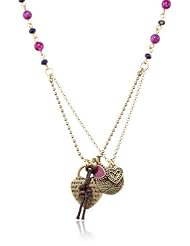 The SAKroots Heart Gold Charm Chain Necklace, 28"