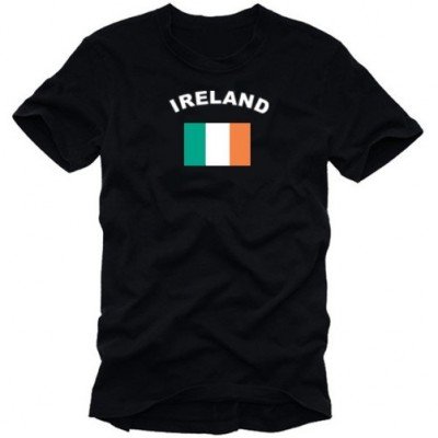 Coole-Fun-T-Shirts Coole Fun T-Shirts IRLAND T-SHIRT Ireland, black, Gr&ouml;sse: XXL