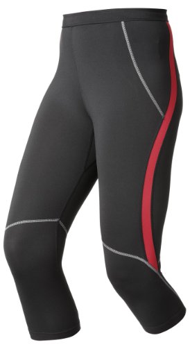 Odlo Damen Tights 3/4 Cosmos,black - barberry , (15117) , L, 346171 Preisvergleich