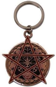Trinity Blood Rosen Creuz Order Emblem Metal Keychain by Trinity Blood
