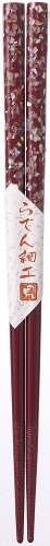 若狭塗箸 らでん細工 尾張 21cm 赤 167129