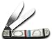 CASE XX Yellowhorse 1/25 Football Trapper Nickel Silver Handles Pocket Knife Knives