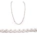 AugustinaJewelry Single Strand 22 Inch 7-8mm white Oval Shape Freshwater Cultured Pearl Necklace