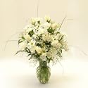 Elegant White Rose Bouquet