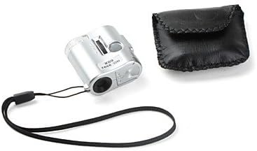 LLSai- 60X 3-LED Mini Pocket Microscope with Pouch