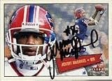 Jeremy McDaniel, Buffalo Bills, 2001 Fleer Traditions Autographed Card