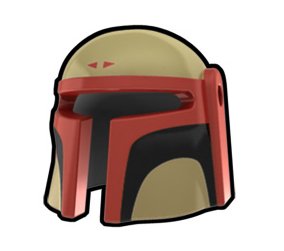 Buy Tan Mando Mij Helmet - LEGO Compatible Minifigure Piece Best Price.
