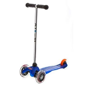 Mini Micro scooter Childrens scooter with T-bar handle - Blue