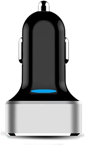 doxxxvo Car Charger, 6.6A / 33W 3 USB Ports Car Charger with SmartIC Technology - Rapid Portable Travel Charger for Apple iPhone 6/ 6 plus, Samsung Galaxy S6/S6 Edge, All USB Powered Device (Blue)