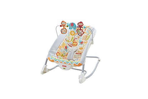 Fisher-Price Deluxe Infant-To-Toddler Rocker, Animal Kingdom