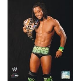 KOFI KINGSTON - WWE GLOSSY COLOR 8 x 10 WRESTLING PHOTO
