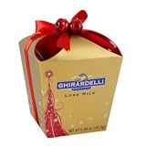 Ghirardelli Chocolate Jingle Bell Gift Box with Squares Chocolates, 14 Squares