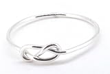 STERLING SILVER INFINITY WIRE KNOT RING SIZE 7