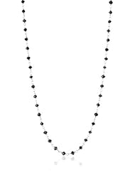 Sethi Couture Black Diamond 18" Wire Wrap Chain