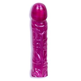 Doc Johnson Radiant Gems 8" Dong, FuchsiaDoc Johnson Radiant Gems 8" Dong