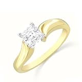 0.25 Carat VS2 - GIA Certified Diamond Solitaire Engagement Ring on 14k White Gold