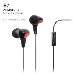 elago E7 ARMATURE In-Ear Noise-Reducing Earphones, (Compatible with iPhone 4, 1G/3GS. Control-Talk with built in Microphone)