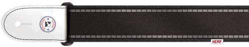 Eagle Moutain Hemp Guitar Strap - Liquorice