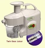Samson Ultra Electric Twin Gear Wheatgrass Juicer - Perfect Juice Machine for Juicing Fruits, Vegetables, Wheat Grass, Barley Grass & More.