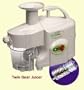 Samson Ultra Electric Twin Gear Wheatgrass Juicer - Perfect Juice Machine for Juicing Fruits, Vegetables, Wheat Grass, Barley Grass & More.