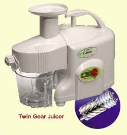 "Samson Ultra Electric Twin Gear Wheatgrass Juicer - Perfect Juice Machine for Juicing Fruits, Vegetables, Wheat Grass, Barley Grass & More."