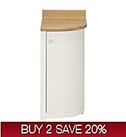 Fenchurch 40cm Curved Door Right Hand End Unit