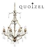 Quoizel SO5008BO Sonata 8-Light Chandelier, Bolivian Bronze with Crystal Drop Accents